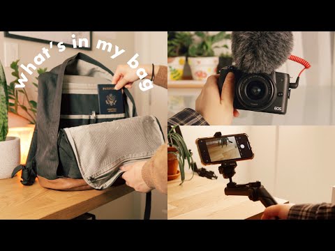 What's in my Bag – Creating on the Go (Camera Gear, Tech, & Essentials )