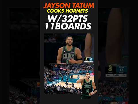 🔥Jayson Tatum is Unstoppable!  #celtics #nba #espn #bostonceltics #trending #shorts