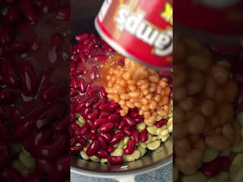 Calico Beans Recipe https://www.tastesoflizzyt.com/calico-beans/ #fromscratch #beans #summerrecipe