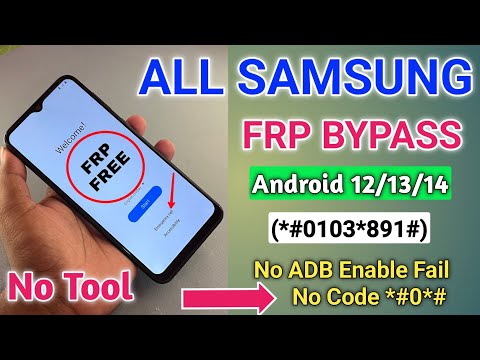 Samsung FRP Tool 2024 All Samsung FRP Bypass ADB Enable Fail - No *#0*# Android 12 13 14