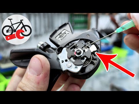 Bicycle shifter maintenance. How to open and cleaning bike shifter