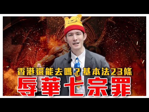 辱華七宗罪！習包親下令！香港還能去嗎？香港基本法23條葬送港人未來，還會影響台灣！｜粉紅特報068期｜波特王好帥