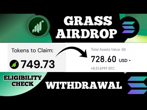 GRASS Airdrop Claim - Do This Immediately | Grass Airdrop Withdrawal