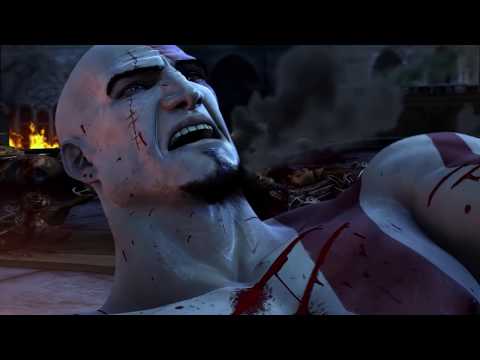 God of War II Zeus Kill Katros 4k Remastered with Machine Learning AI