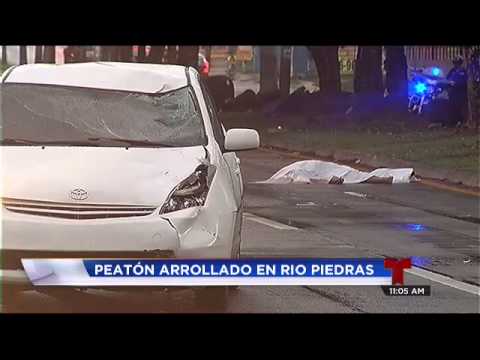 Peatón arrollado en Río Piedras