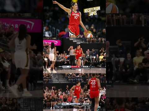 #LasVegasAces #KelseyPlum 34 pt Explosion! 💥 #wnba #shorts #wnbahighlights #highlights #viral