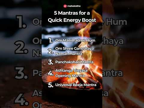 5 Mantras for a Quick Energy Boost