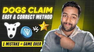 DOGS Bot Claiming Process - DOGS Easy & Correct Method to Withdraw | Telegram Stars Important or TON