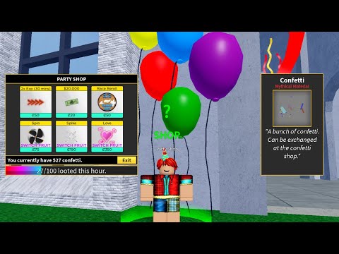 [Blox Fruits] Confetti Event Explained! + Fastest Way to Get Confetti!