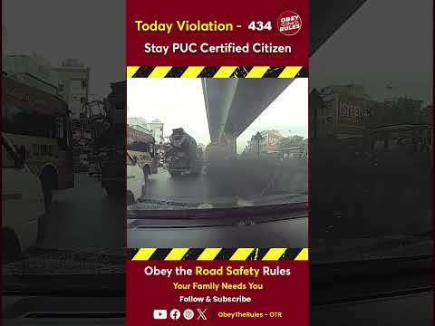 Today Violation 434 - Stay PUC Certified Citizen #otr #StayPUCCertified #CleanAirCleanFuture