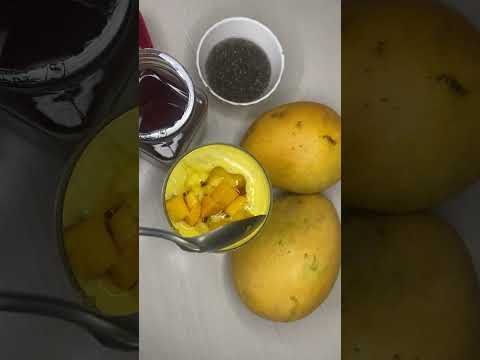 Mano Chia Pudding || చల్ల చల్లని Mango pudding #summerspecial #mango #ytshorts