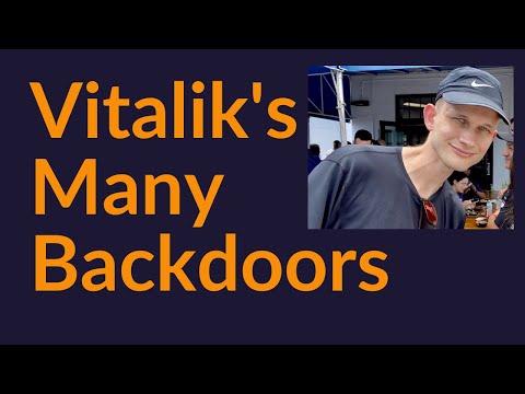 Vitalik's Many Backdoors (Ethereum Rollups)