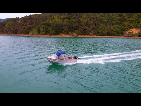 Ocean Testing the Restored 14ft Alloy Boat + Marlborough Sounds Seafood Catch n' Cook.