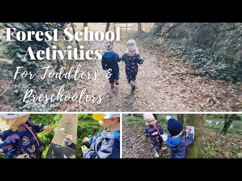 Toddler Outdoor Nature Play - Forest School for under 5's | Montessori Outdoors