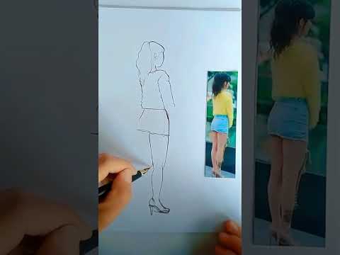 Mature sexy woman sketch #drawing #howtodrawandcolorforkids #art