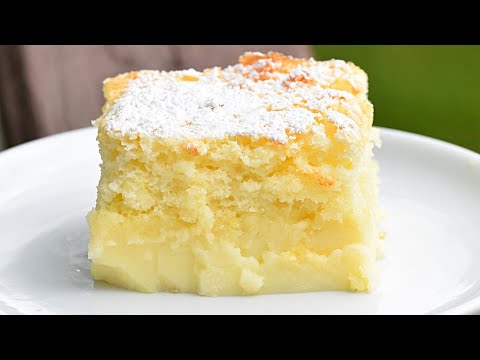 Light and Fluffy Lemon Custard Cake