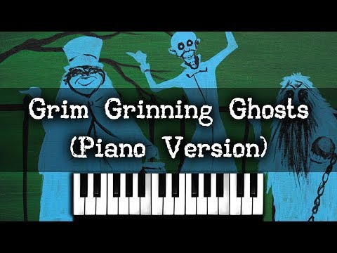 Grim Grinning Ghosts | Piano Version (Disney Haunted Mansion Song)