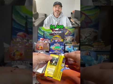 He Opened $6,500 1st Edition Pokemon Card Pack