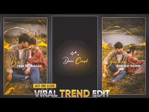 New Trending Instagram Ink Effect Lyrics Video Editing in Alight Motion