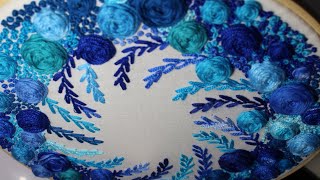 Amazing Embroidery Hoop Art [ Stress relive project , easy & simple needle work; amazing work