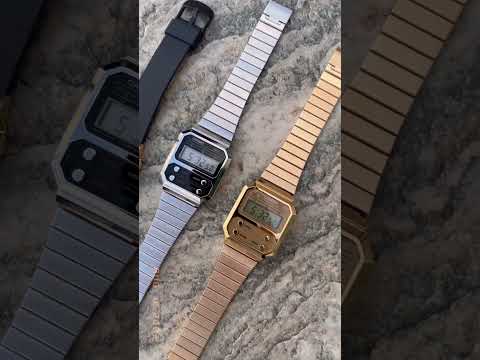 【Casio】復古風方形電子腕錶