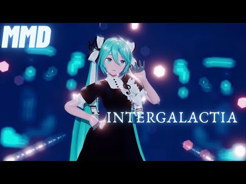 【MMD】 「INTERGALACTIA」 YYB式初音ミクPIANO 【4K】