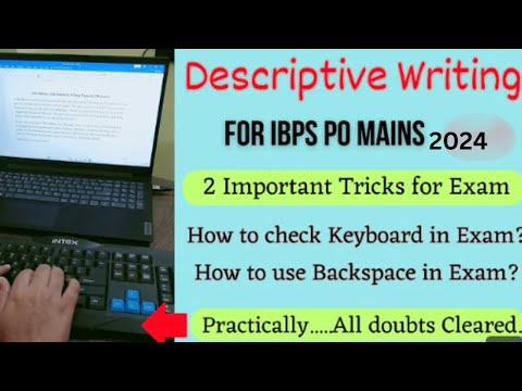 Descriptive Writing for IBPS PO Mains. Imp tricks to follow in exam #descriptive #ibpspomains