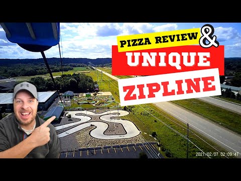 130ft Unique Zipline & Lake Geneva Pizza Review