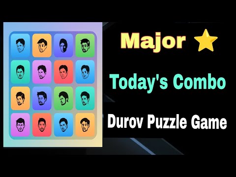 Major Daily Combo Puzzle Durov | 16 September Major Daily Combo | Major Airdrop | Puzzle Durov