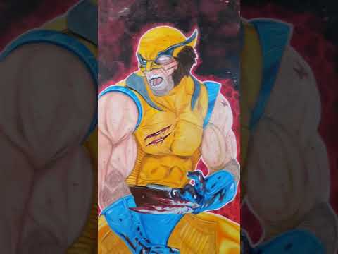 Wolverine Drawing #springonshorts #wolverine #marvel #deadpool3 #drawing