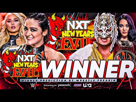 WWE NXT New Year's Evil 2024 - Winners Prediction HD | Wrestle Freakin