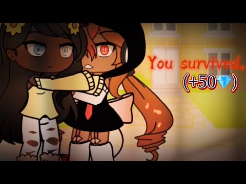 “YOU SURVIVED” Good ending (part 1) #gachalife #gacha #animation #gachalifeedit