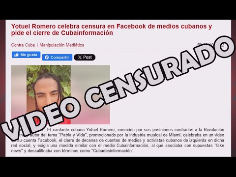 Censura a Cubainformación: ¡Qué bonita les ha quedado la libertad a Yotuel y Los Patria y Vida!