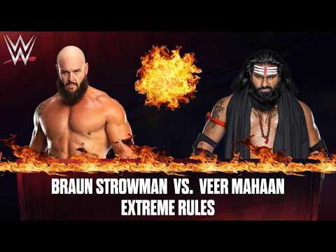 Extreme Rules Match | Braun Strowman vs. Veer Mahaan | Japan Pro Wrestling