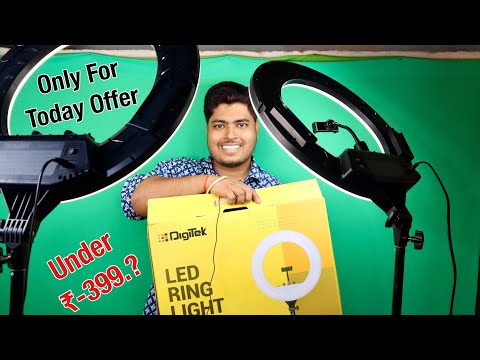 Best Ringlight सिर्फ़ ₹-300.? Digitek Ringlightreview 2023 | Best Ringlight For Poor Youtubers