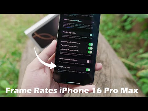 How to Limit Frame Rate to 60Hz on iPhone 16 & 16 Pro Max