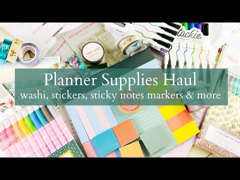 HAUL | Laurel Denise New Releases, 3 Simply Gilded Washi Orders, Stickers, M.C. Squares & More!