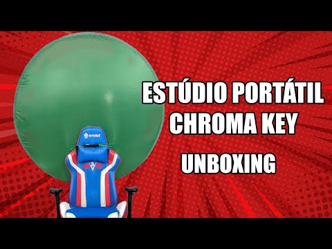 Estúdio Chroma Key PORTATIL