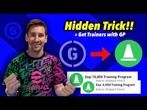 TRICK to Get TRAINERS with GP | eFootball 2022 Mobile