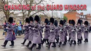 WINDSOR CASTLE GUARD Number 9 Company Irish Guards with Pipes of Number 12 Company Irish Guards NEW