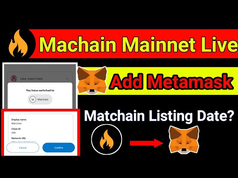 Matchain mainnet launch | Matchain Address add Metamask | Matchain How to add metamask.