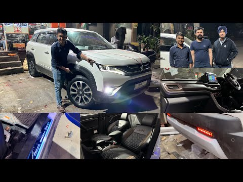 Brezza Modified | Sonipat से Brezza आई Range Rover बन ने | Brezza Modification 2023 | Vitara Alloy