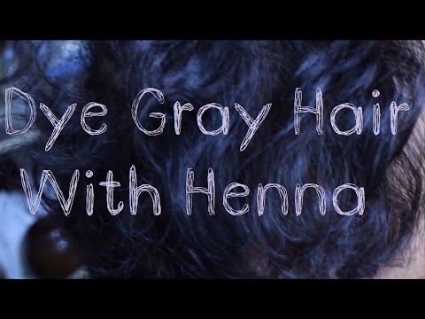 ♡Dye Gray Hair with Henna♡白髪をヘナで染める