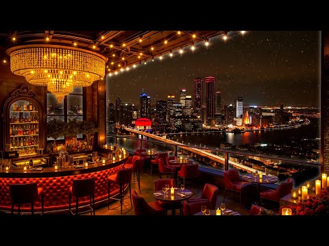 Relaxing Comfortable Saxophone Jazz Music in Cozy Bar Ambience ~ Soft Background Music for Good Mood