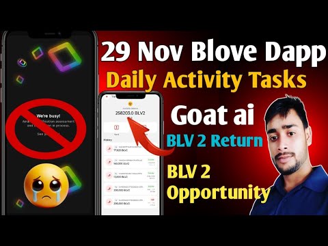 29 Nov Blove Dapp Trivia challenge & words guess combo | Goat Ai BLV 2 Return, crypto mining