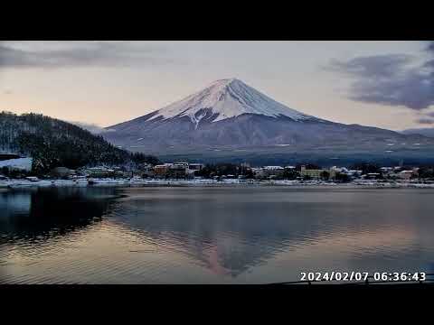 大雪後の富士山