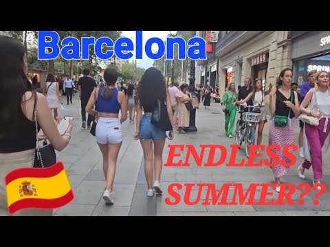 BLACK 🇺🇸 IN BARCELONA🇪🇸 SPAIN: WHERE SUMMER 🔥NEVER ENDS!!!