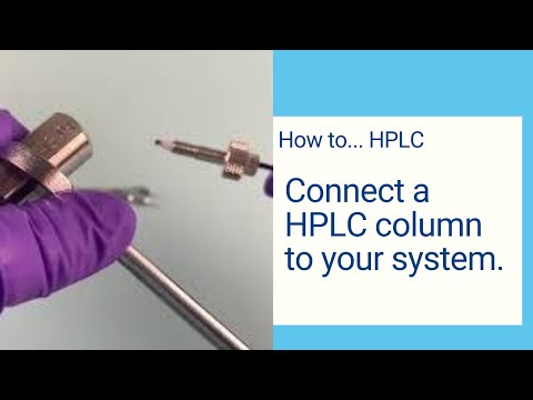 How to Connect a KNAUER HPLC Column to your System.