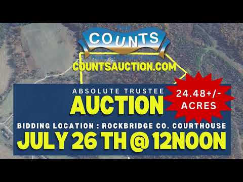 Fairfield VA - Absolute Trustee Auction | 24.48 Acres of Prime Land – Rockbridge County