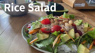 Rice Salad/ライスサラダの作り方【plantbased / POV】